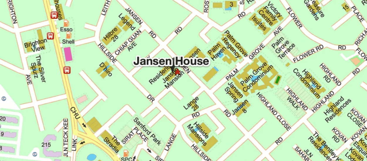 Jansen House Site Plan and Map