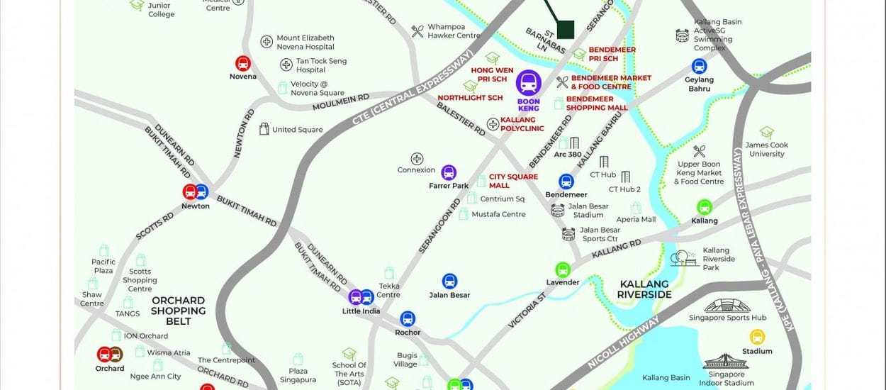The Arcady At Boon Keng Site Plan and Map