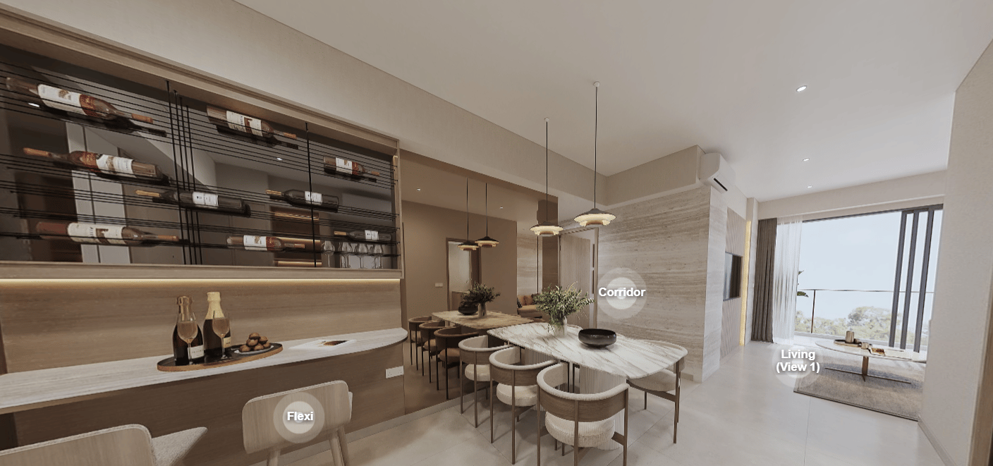 Bagnall Haus 3 BEDROOM + FLEXI (TYPE D2) 91sqm virtual tour
