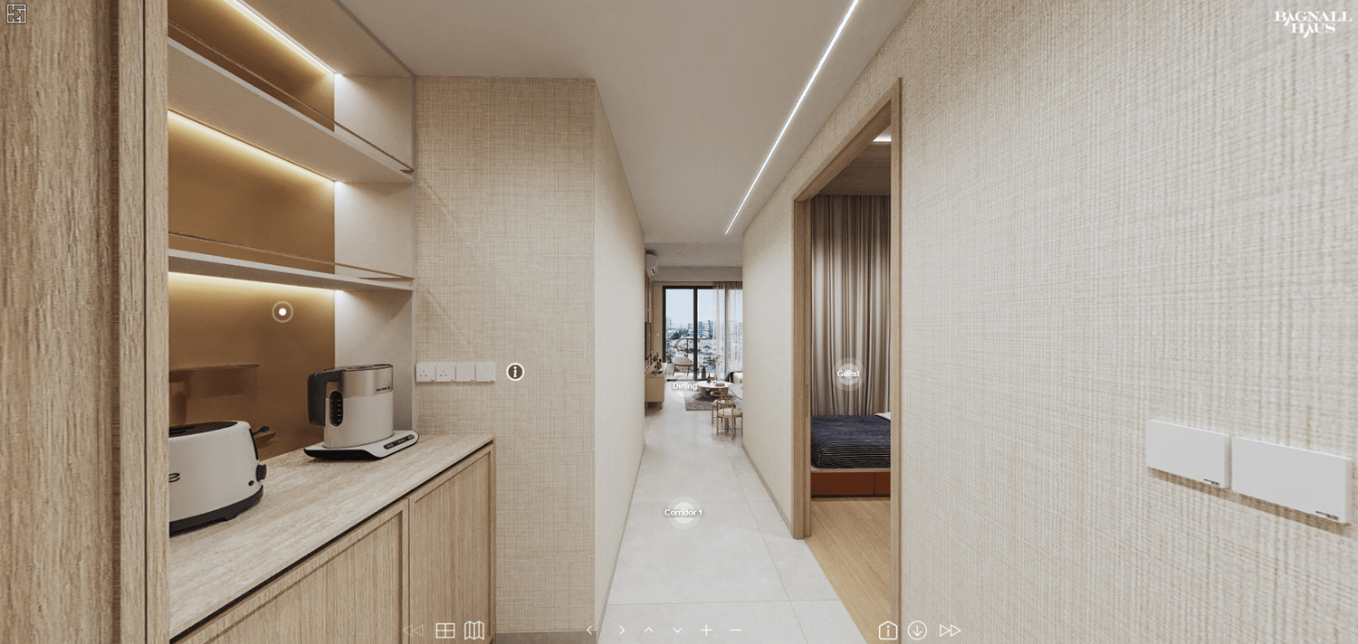 Bagnall Haus 2 BEDROOM + GUEST (TYPE C1) 75sqm virtual tour