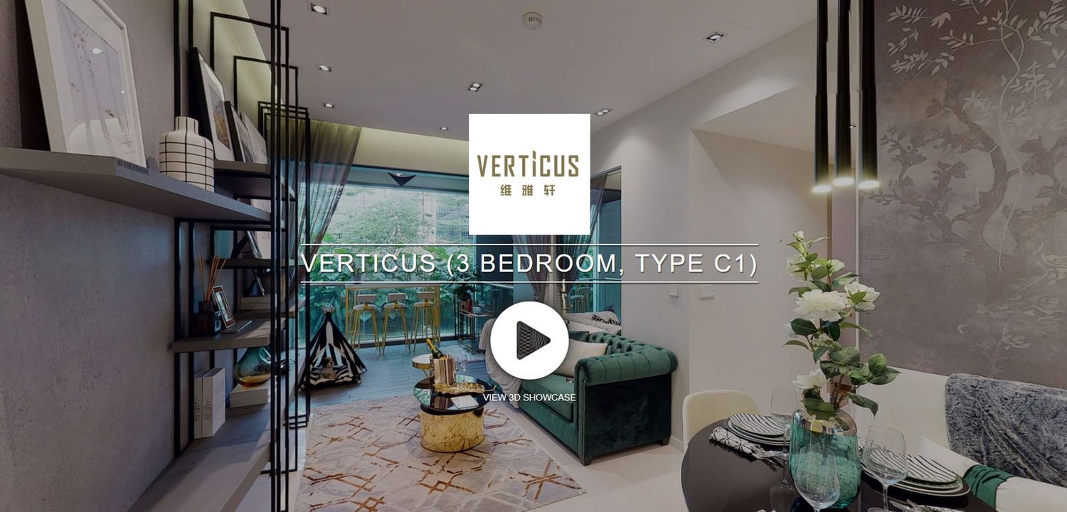 Verticus 3 Bedrooms Type C1 (936 sf) virtual tour