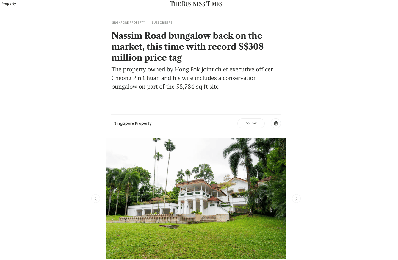 What Puts the 'Good' in Good Class Bungalows?