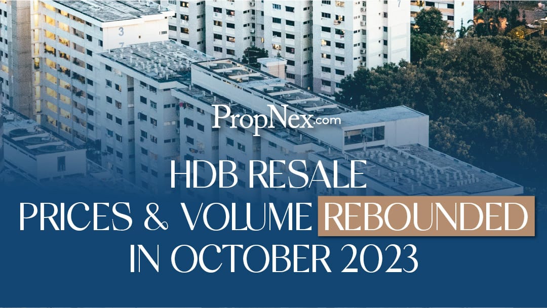 HDB Resale Prices And Volume Rebounded In October 2023
