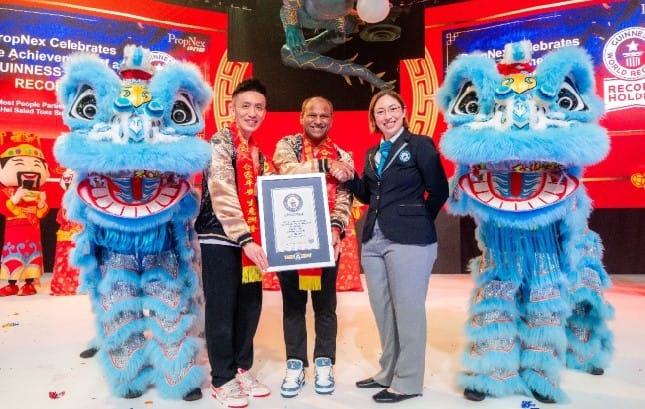 PropNex Soars Into The Year Of The Dragon With A Spot In The Guinness World Record Database