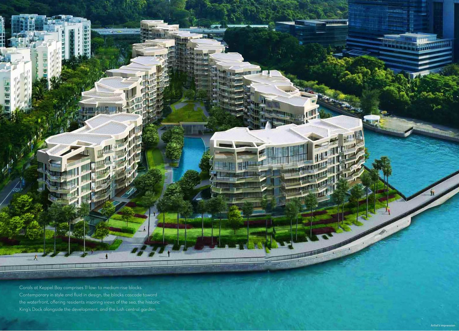 Corals At Keppel Bay Pictures and Artist Impression