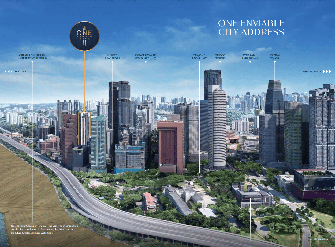 One Bernam Pictures and Artist Impression