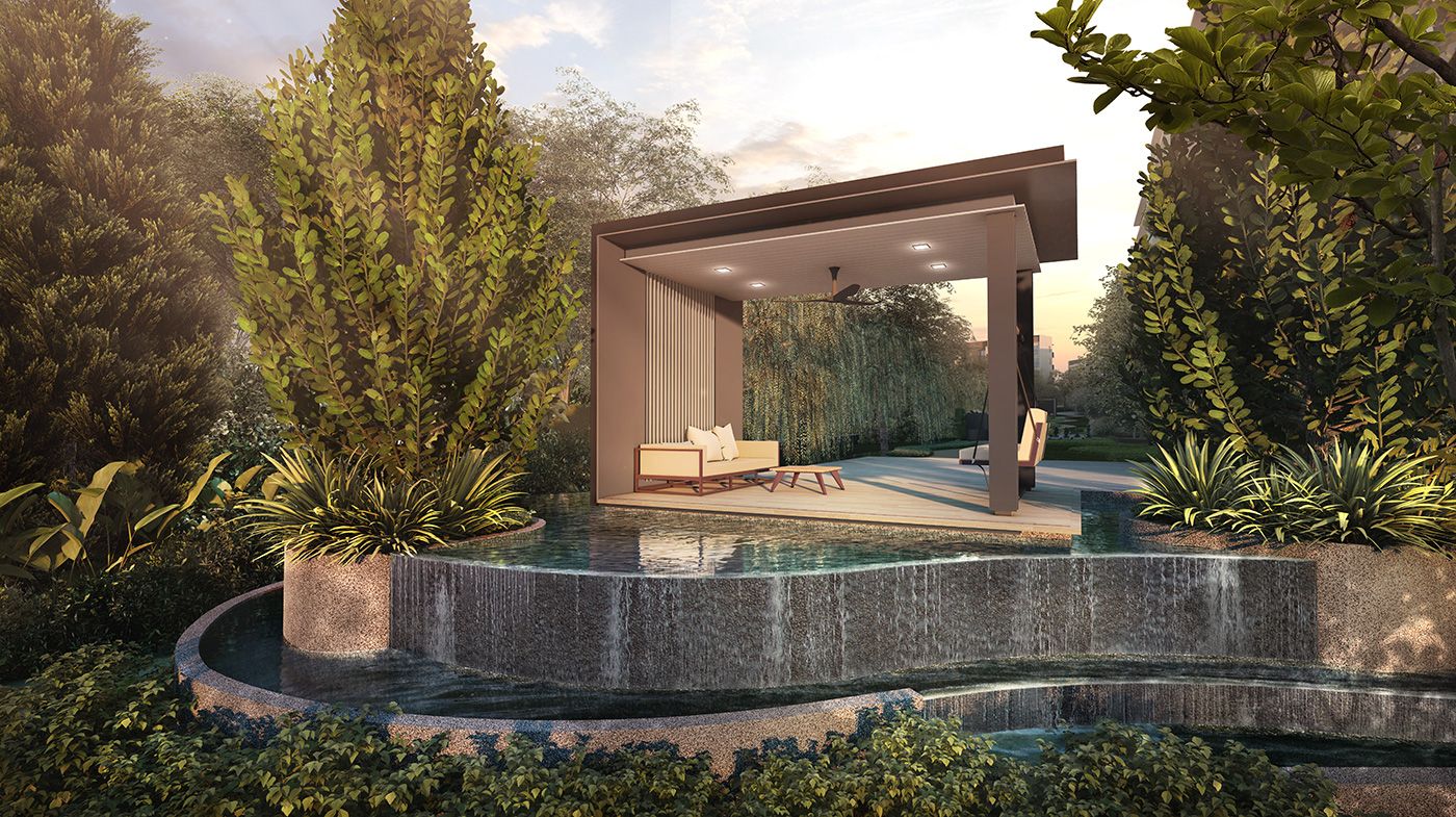 The Watergardens At Canberra