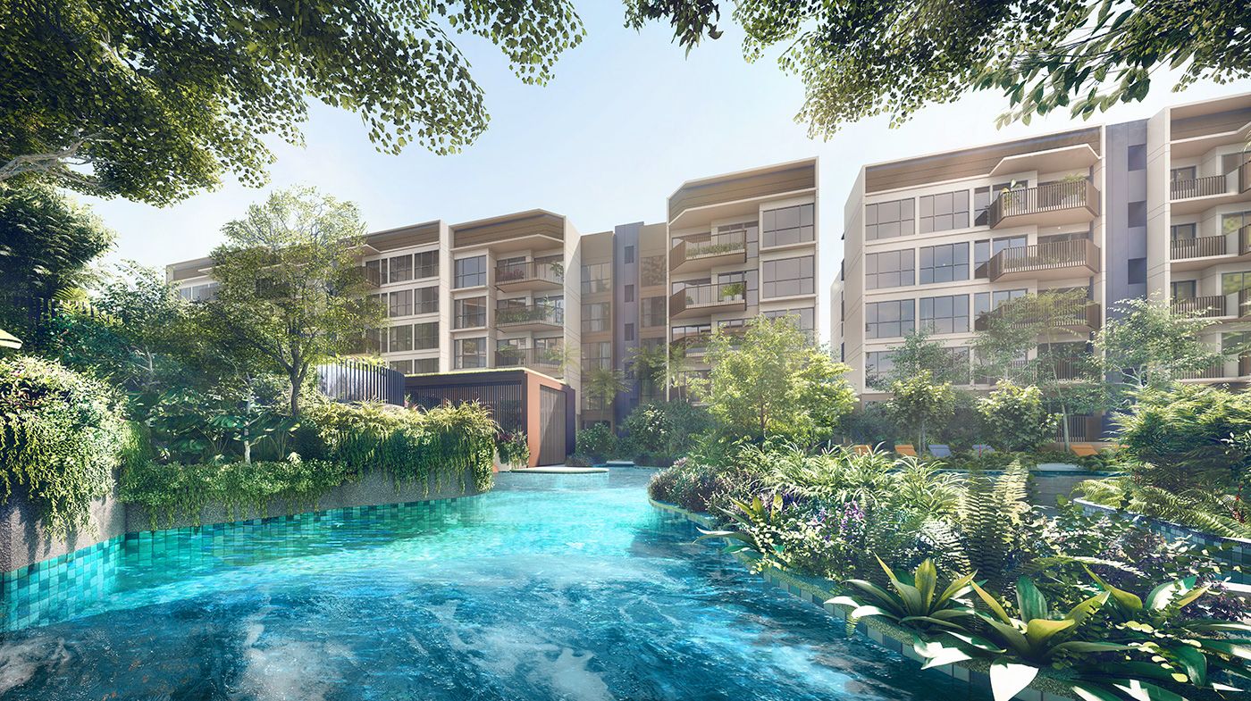 The Watergardens At Canberra