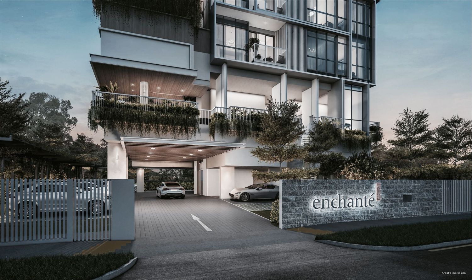 Enchante Pictures and Artist Impression