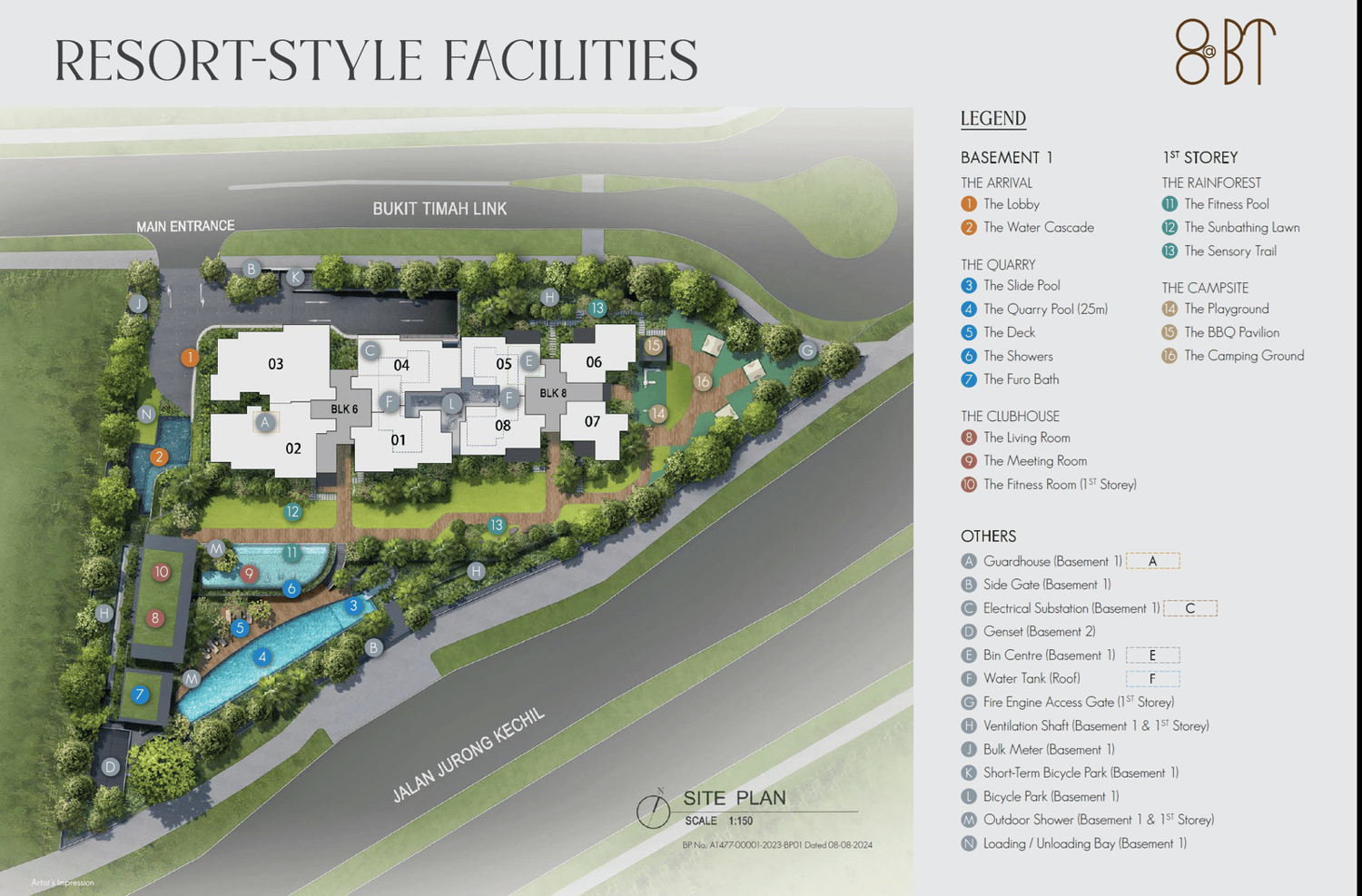 8@bt Site Plan and Map