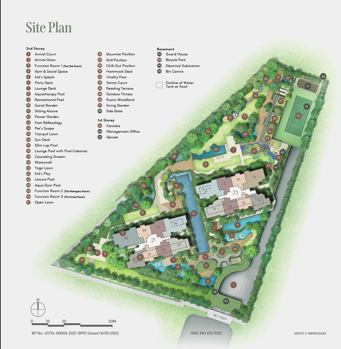 Amo Residence Site Plan and Map