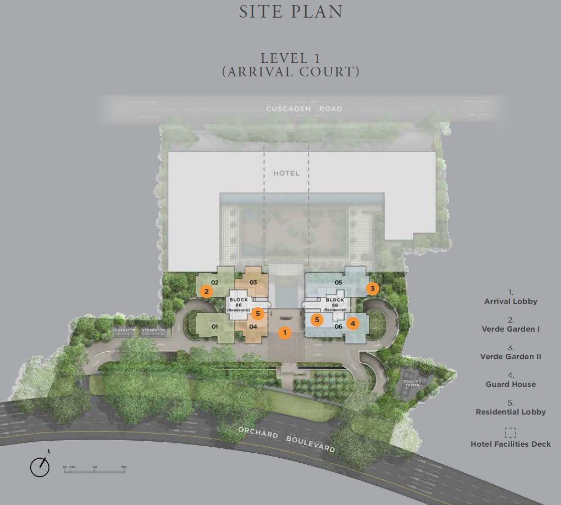 Boulevard 88 Site Plan and Map