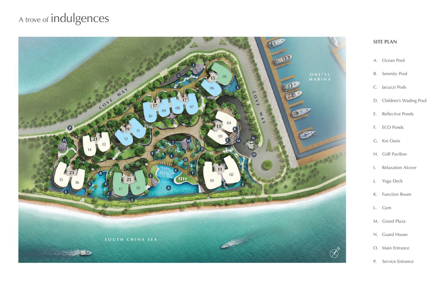Cape Royale Site Plan and Map