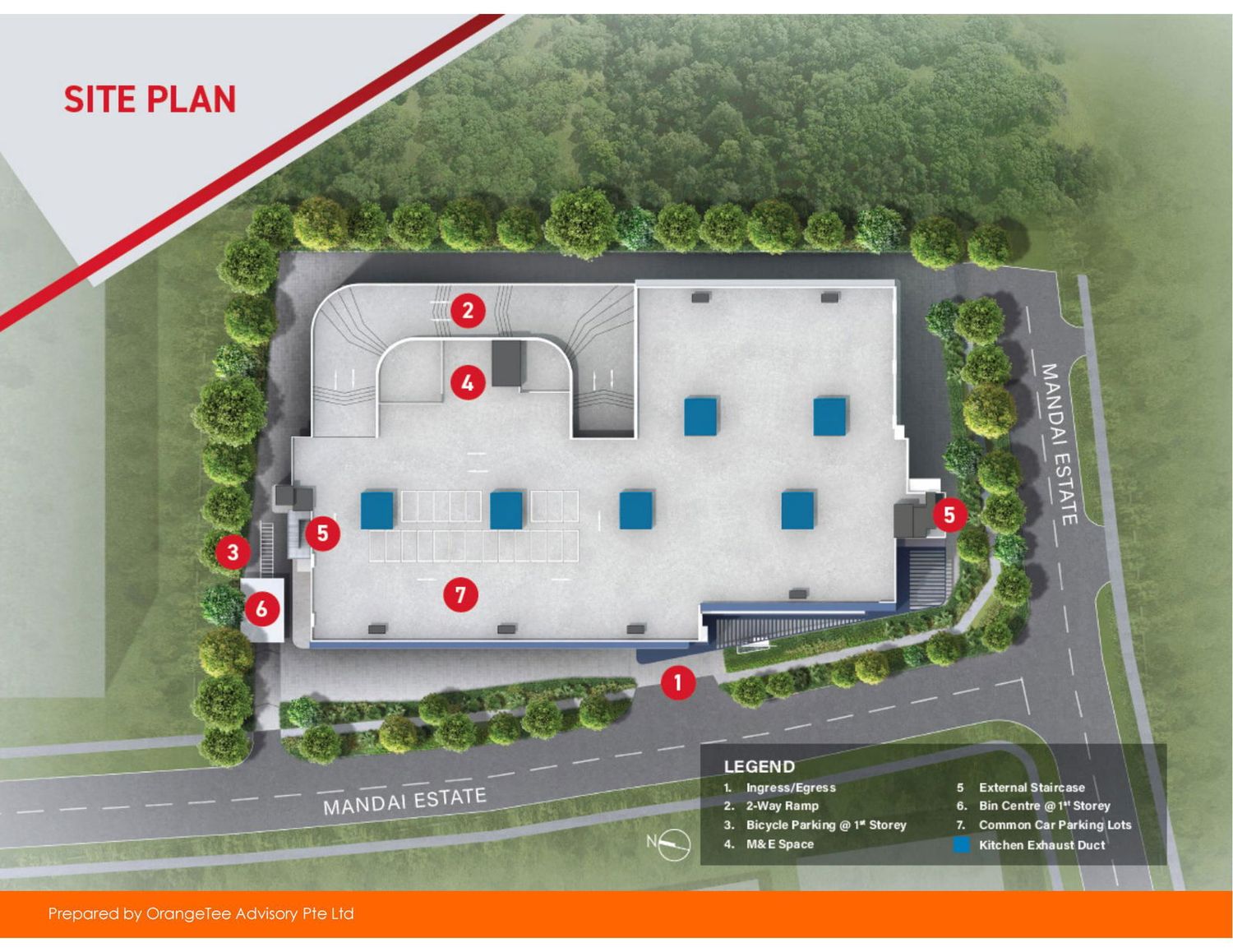 Food Vision Site Plan and Map