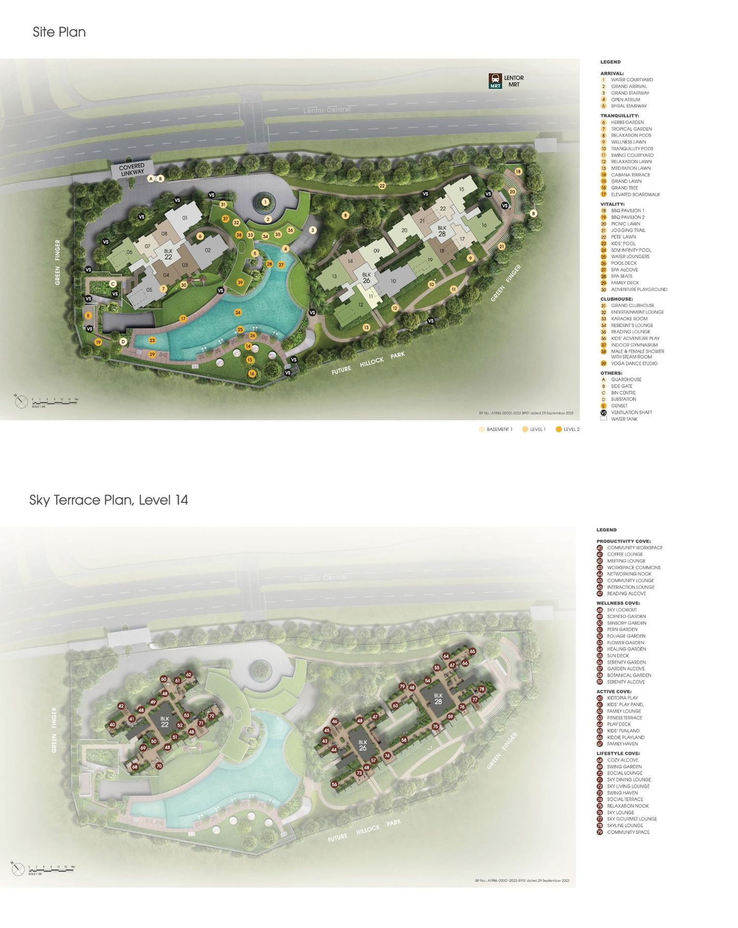Hillock Green Site Plan and Map