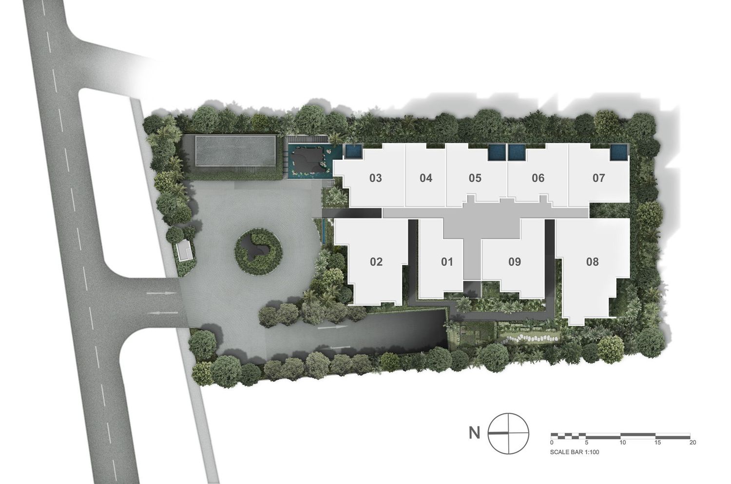 Jervois Prive Site Plan and Map