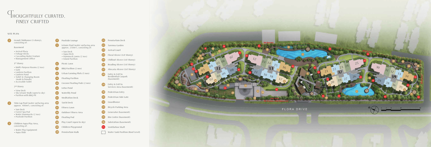 Kassia Site Plan and Map
