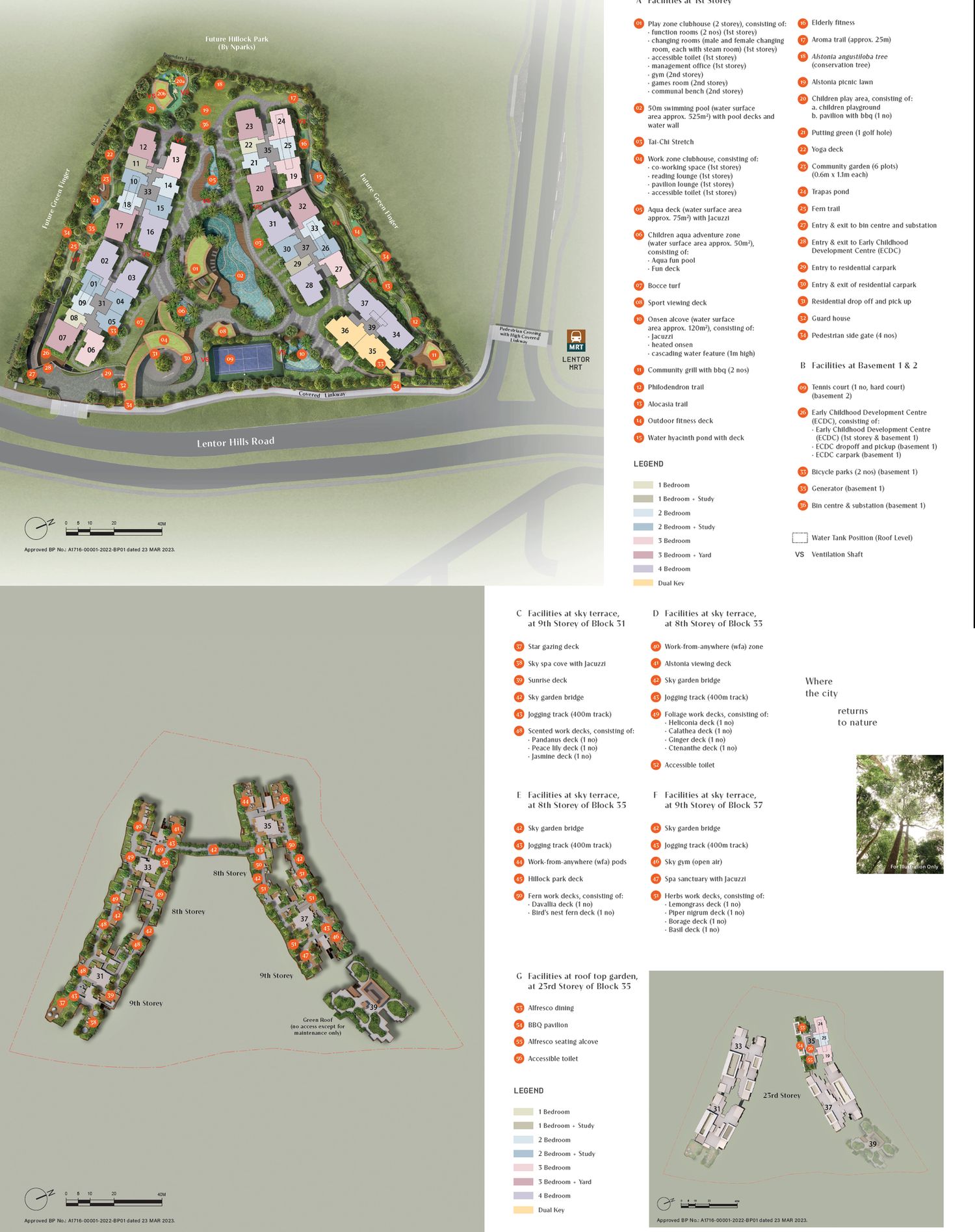 Lentor Hills Residences Site Plan and Map