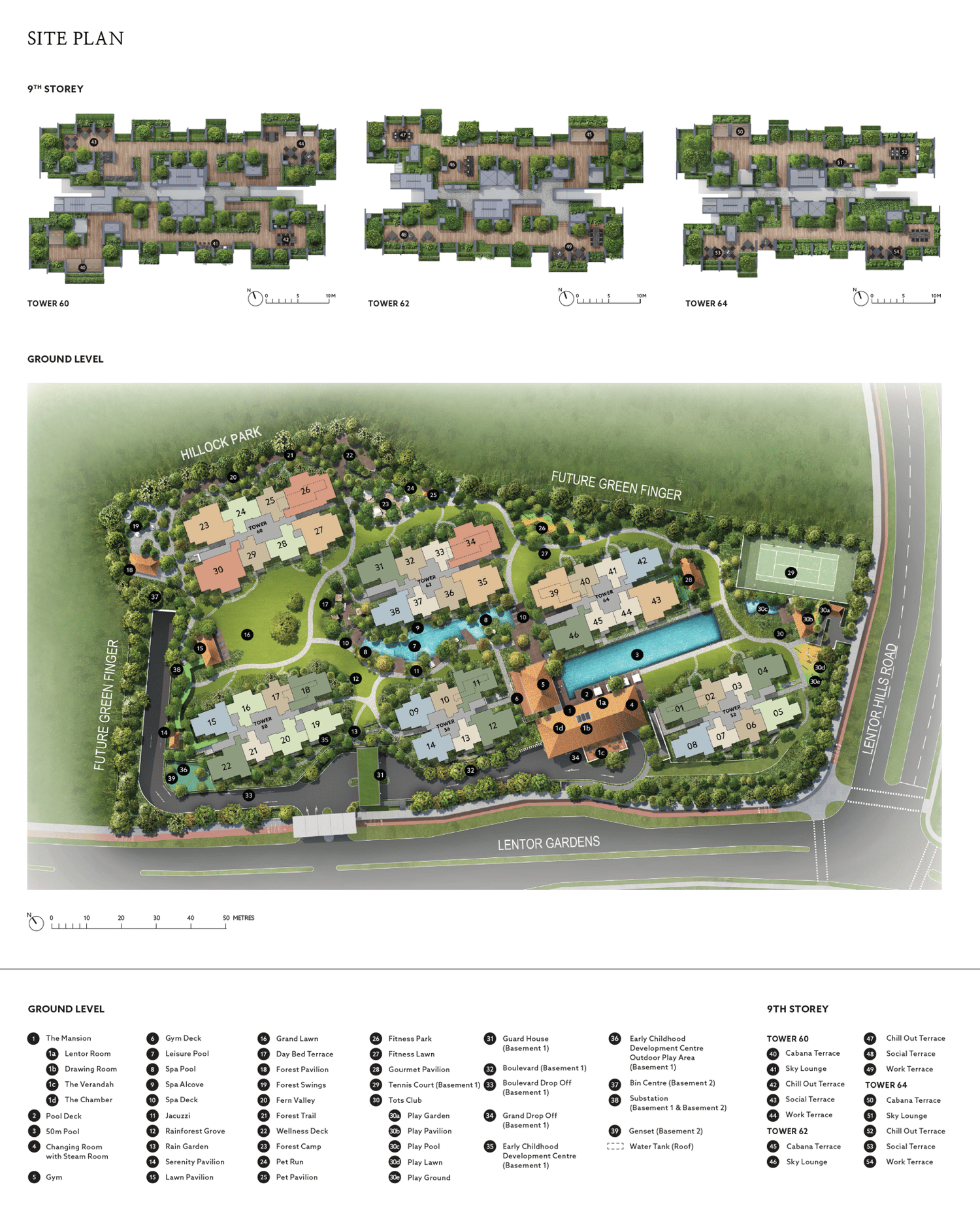 Lentor Mansion Site Plan and Map
