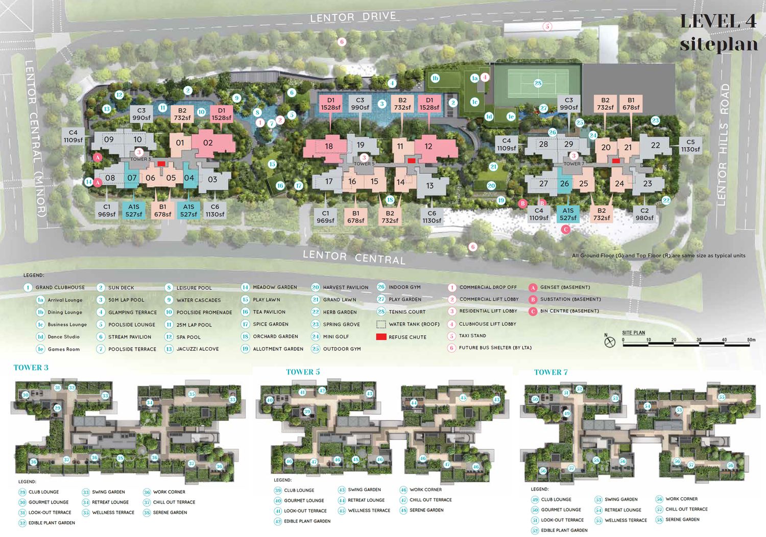 Lentor Modern Site Plan and Map