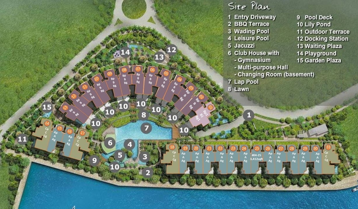 Marina Collection Site Plan and Map
