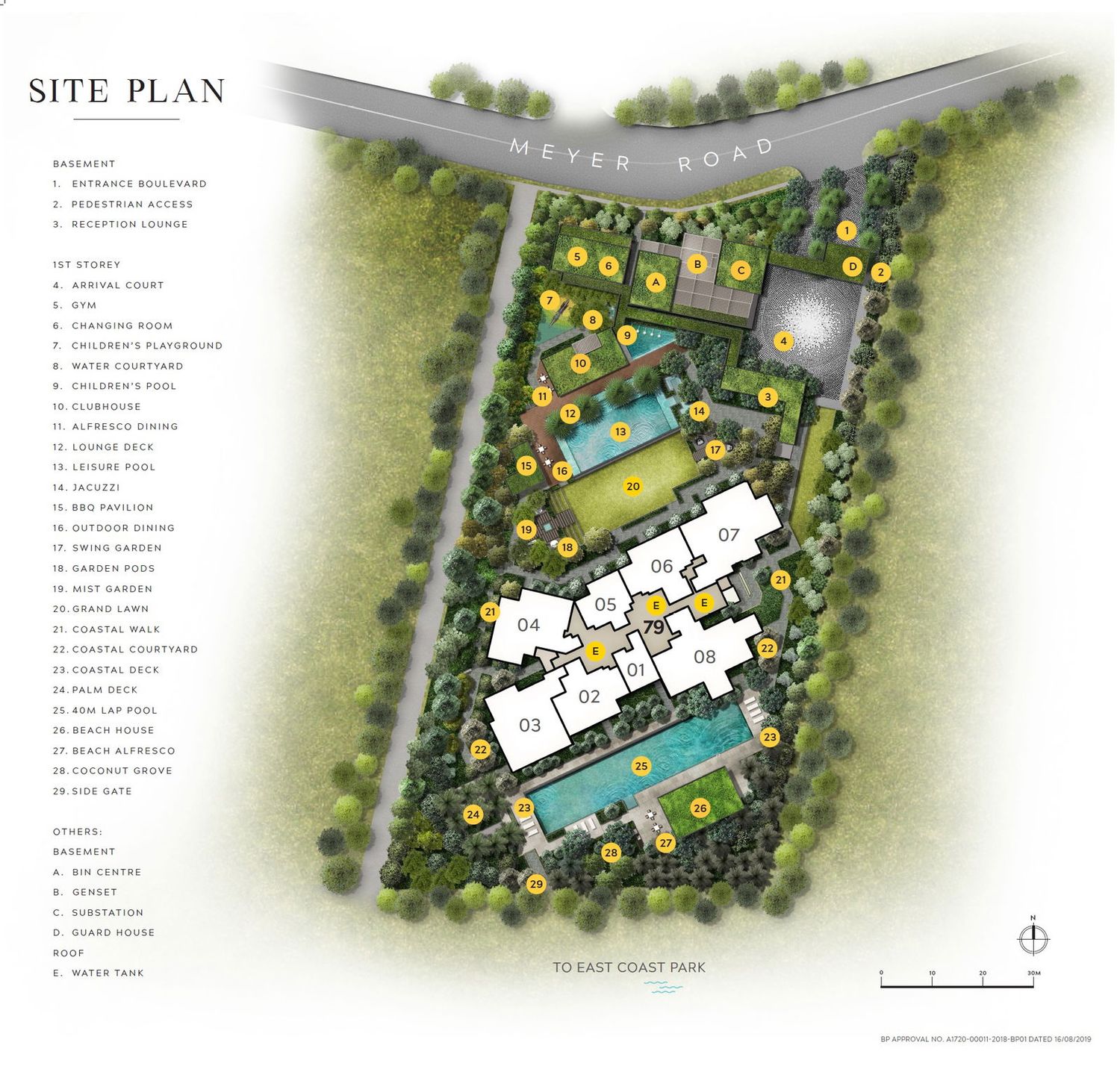 Meyer Mansion Site Plan and Map