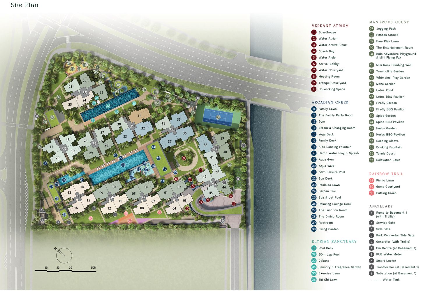 North Gaia Site Plan and Map