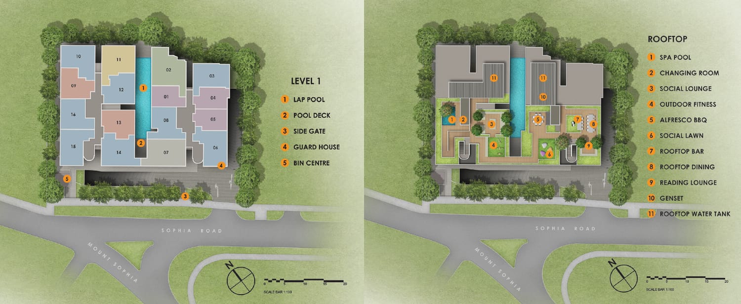 Orchard Sophia Site Plan and Map