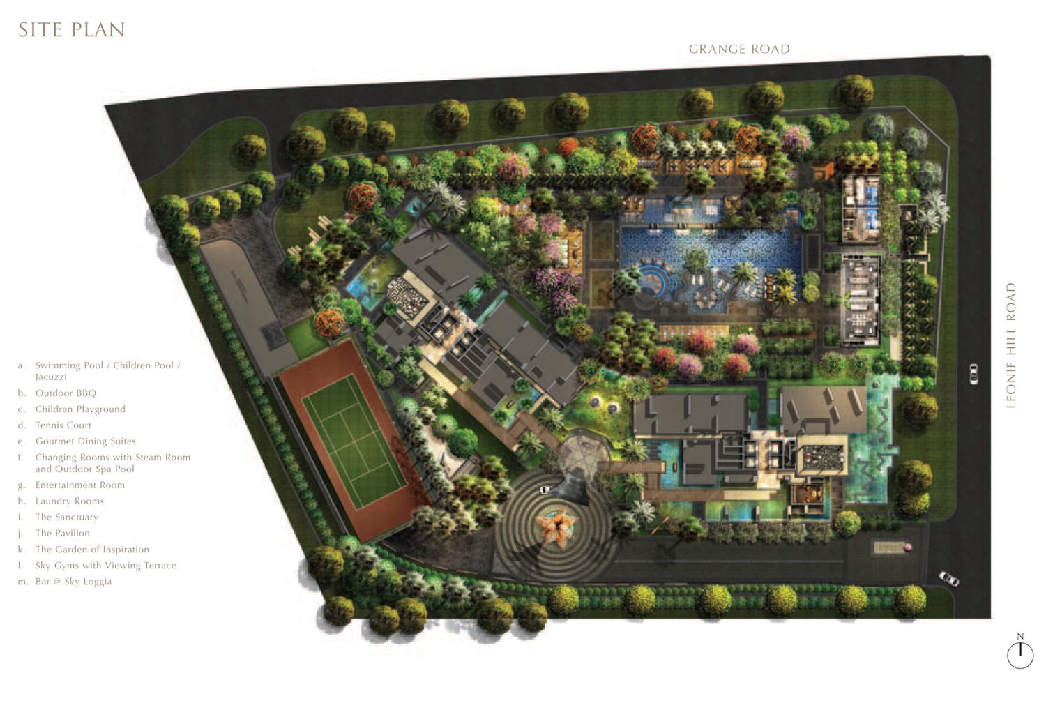 Oue @ Twin Peak Site Plan and Map