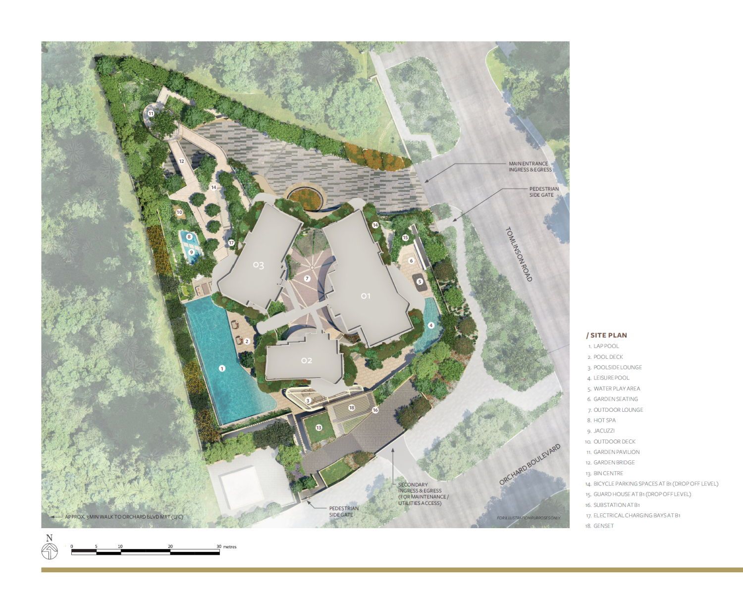 Park Nova Site Plan and Map