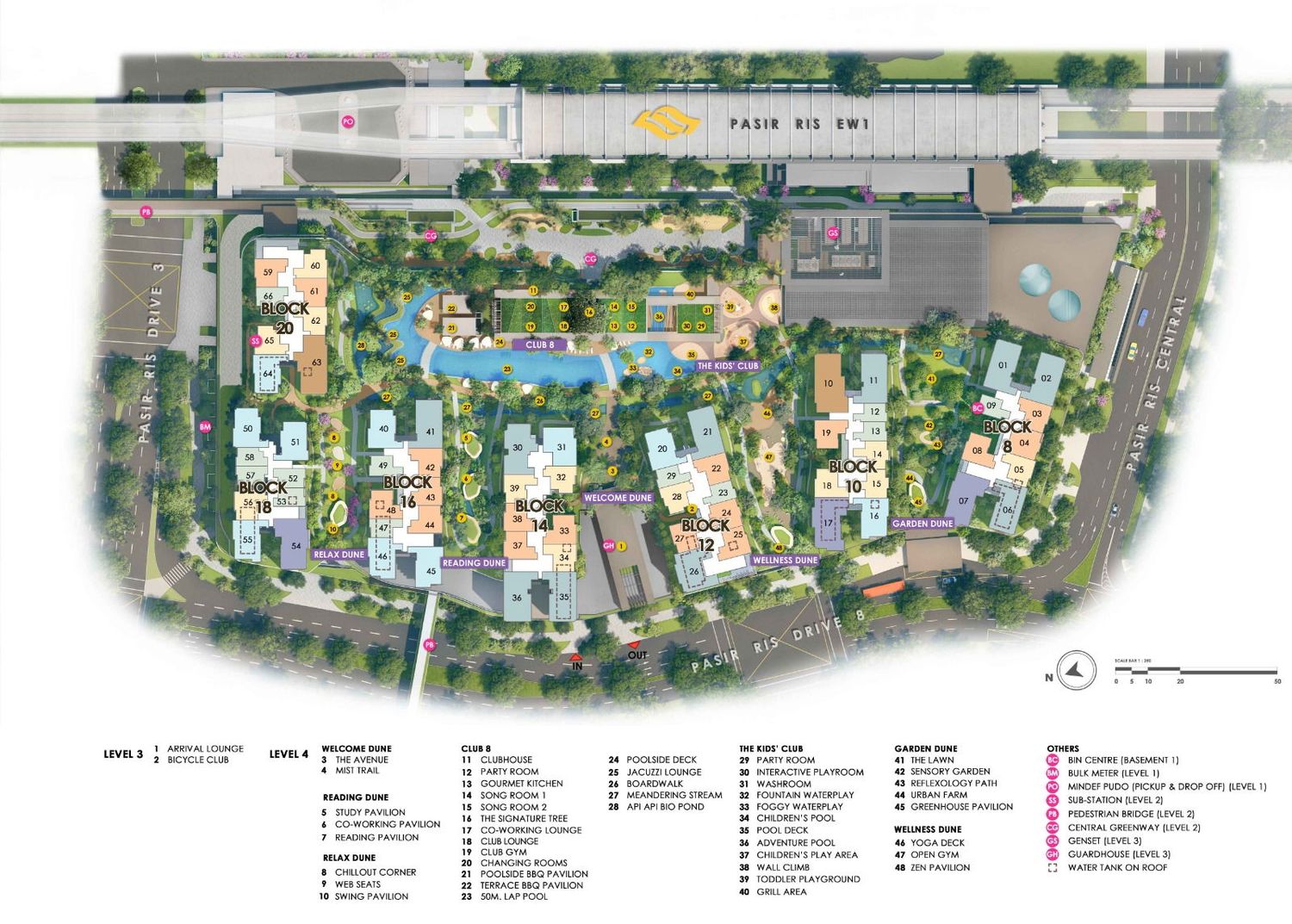 Pasir Ris 8 Site Plan and Map