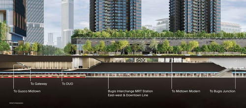 MIDTOWN MODERN @  TAN QUEE LAN STREET  Artist Impression